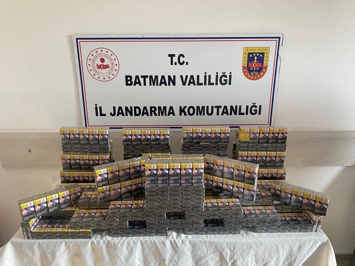 Batman’da 13 Bin 176 Paket Kaçak Sigara ve 169 Litre Alkol Ele Geçirildi!
