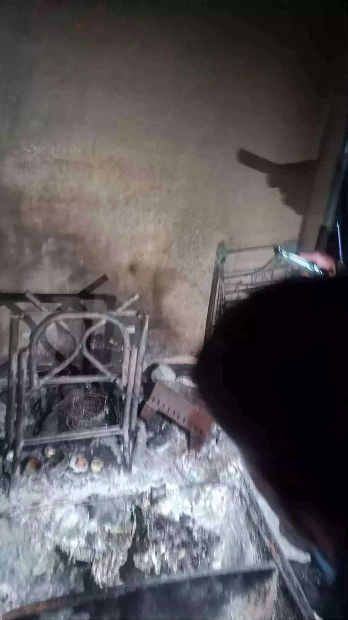 Batman’da Apartmanda Yangın