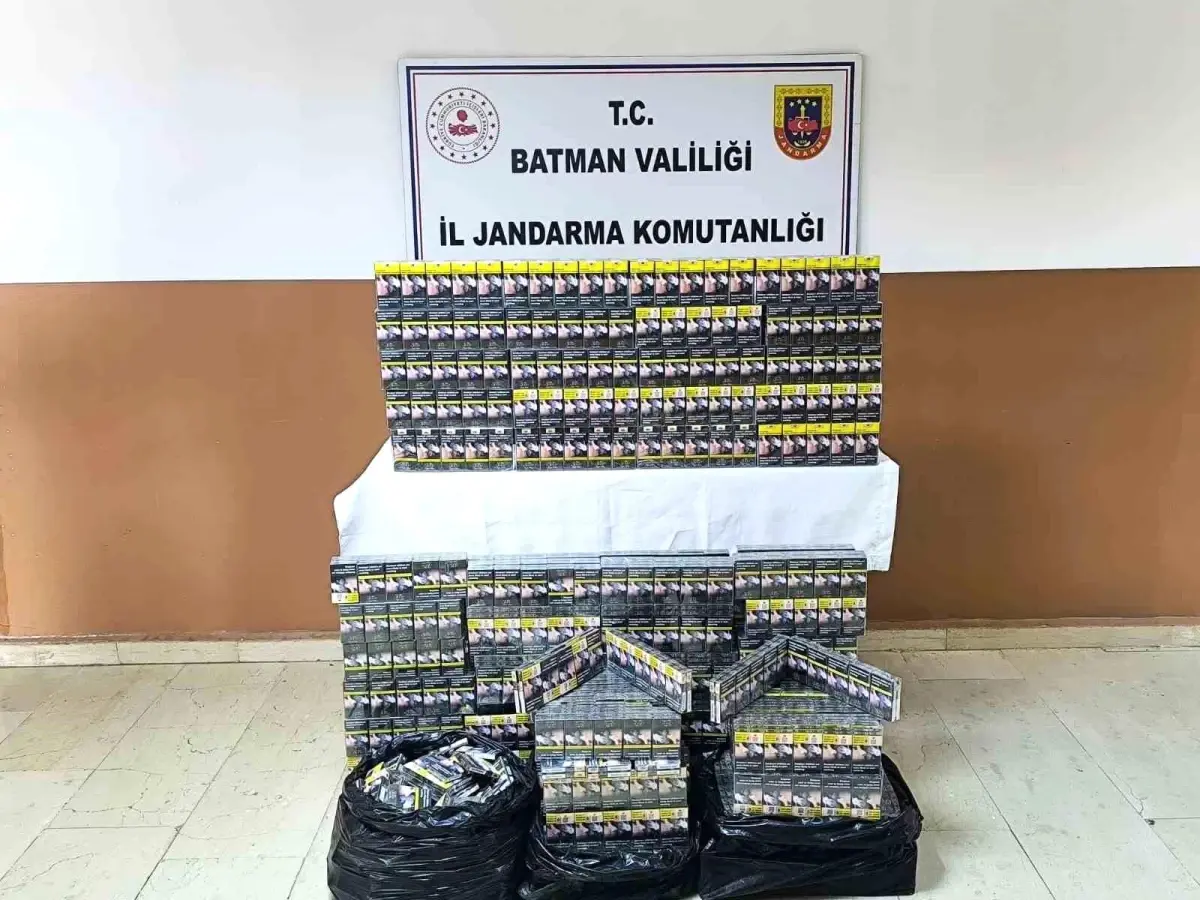 Batman’da 13 Bin 176 Paket Kaçak Sigara ve Diğer Yasaklı Ürün Ele Geçirildi