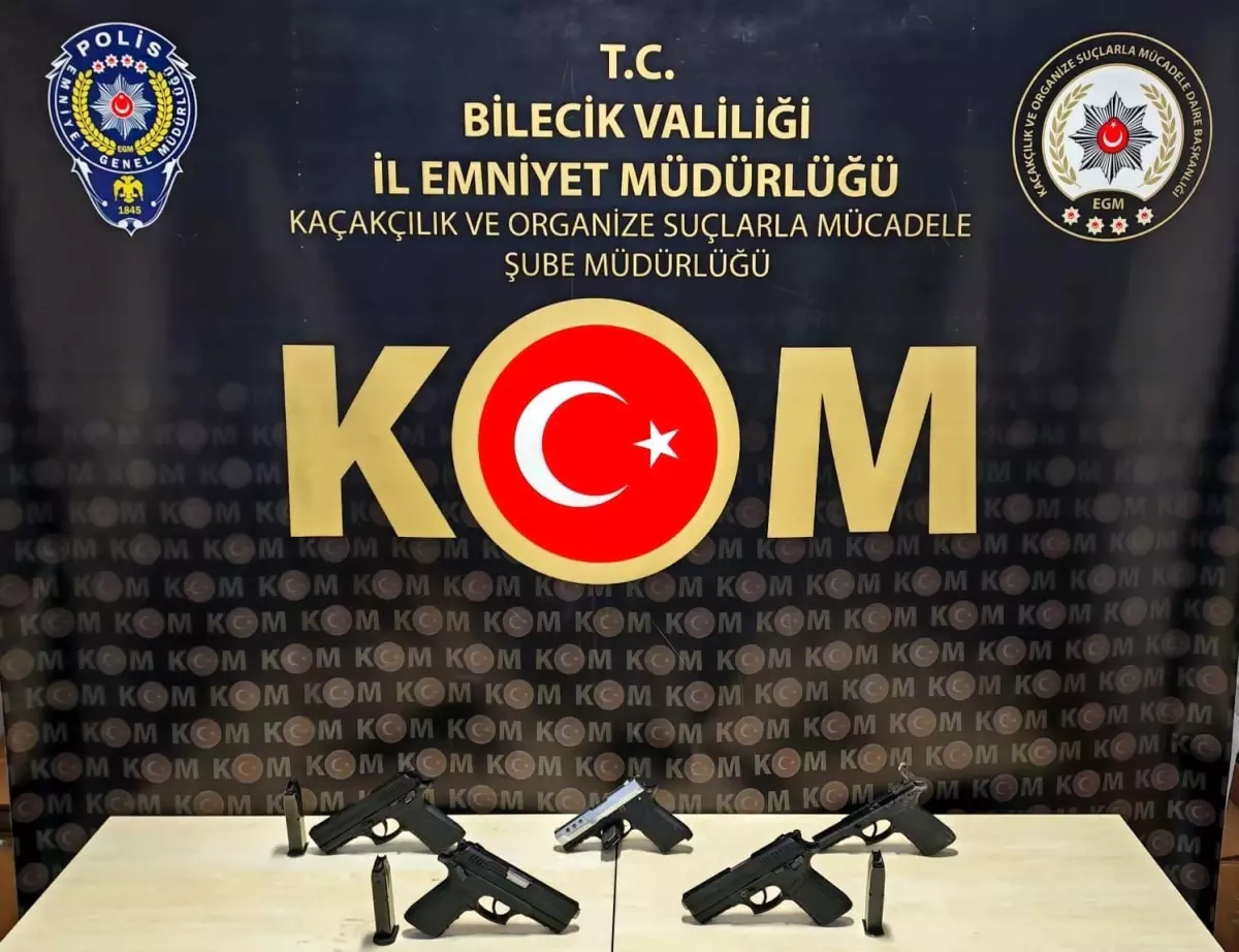 Bilecik’te Silah Kaçakçılığı Operasyonu