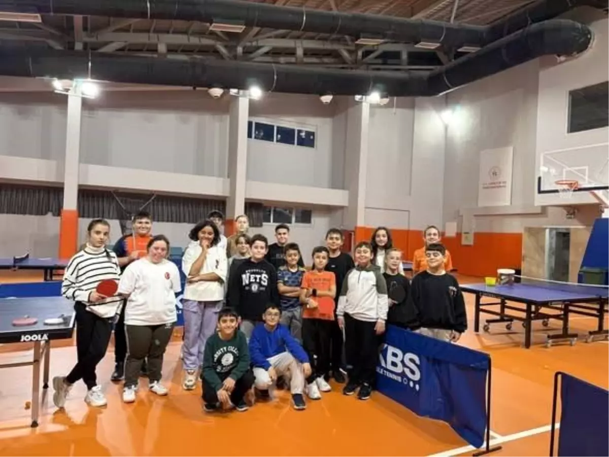 Bozüyük’te Masa Tenisi Antrenmanları Hız Kesmeden Sürüyor