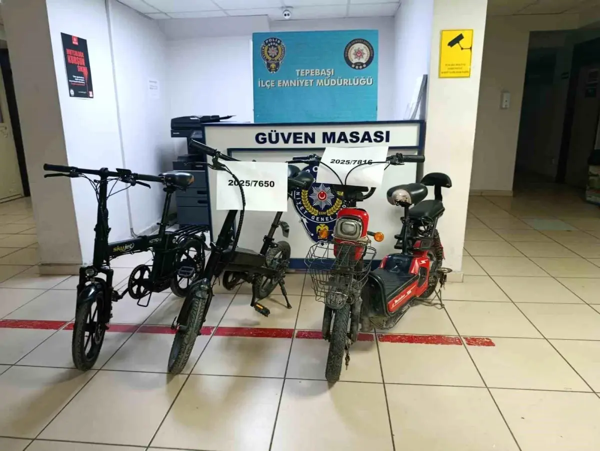 Eskişehir’de Bisiklet Hırsızlığına Büyük Operasyon