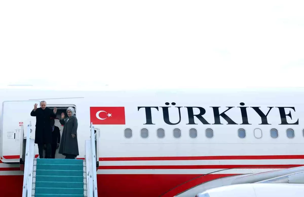 Cumhurbaşkanı Erdoğan Türkmenistan’a gitti