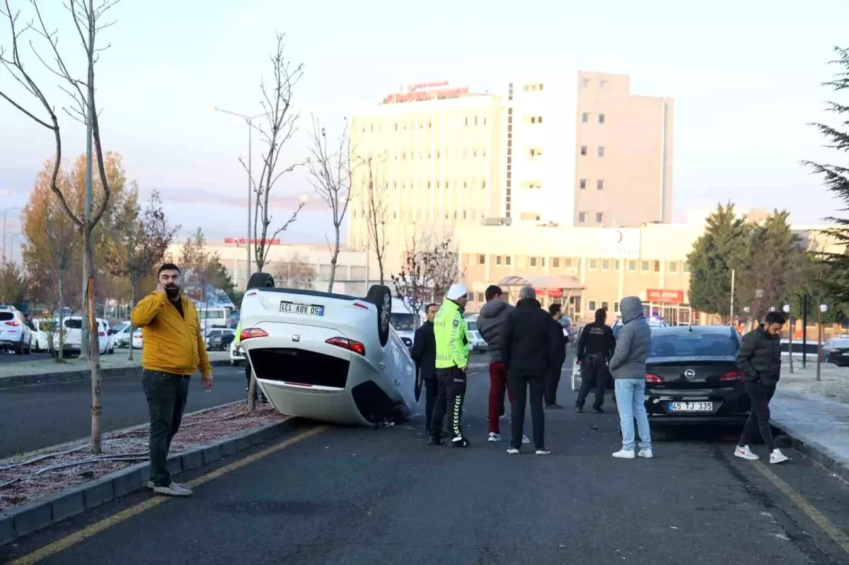 Nevşehir’de Kaza: Otomobil Takla Attı