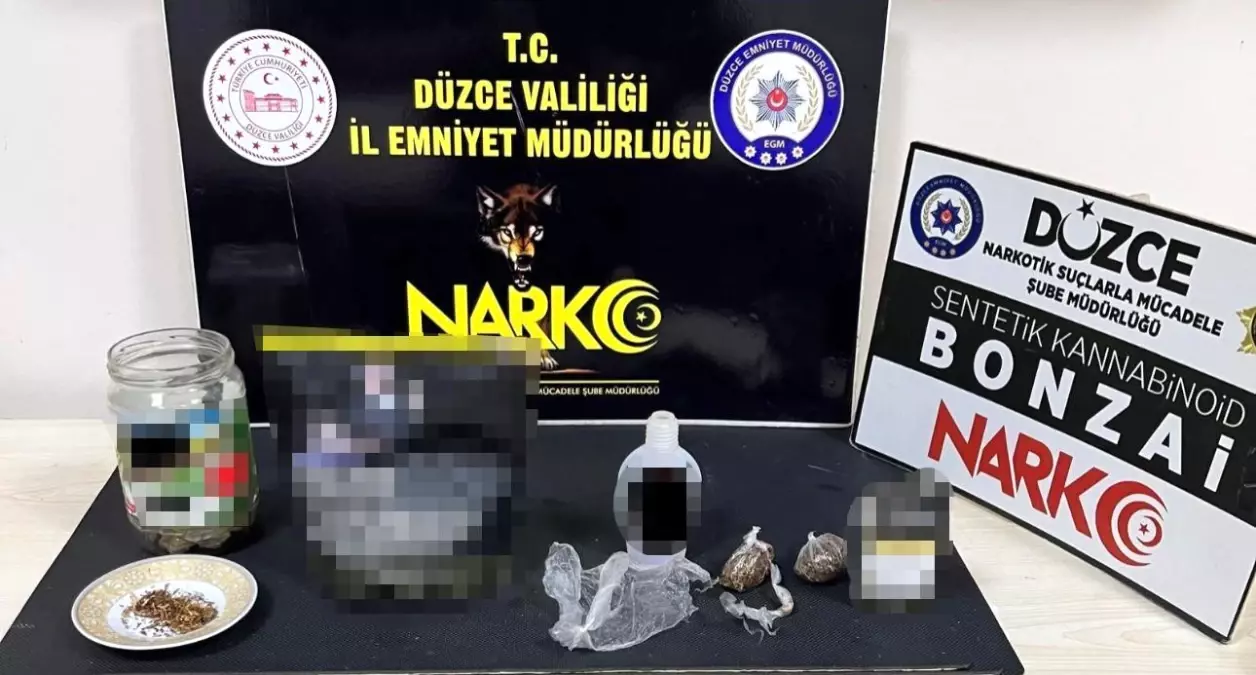 Düzce’de Uyuşturucu Operasyonu: 1 Tutuklama ve 35 Gram Sentetik Kannabinoid Ele Geçirildi