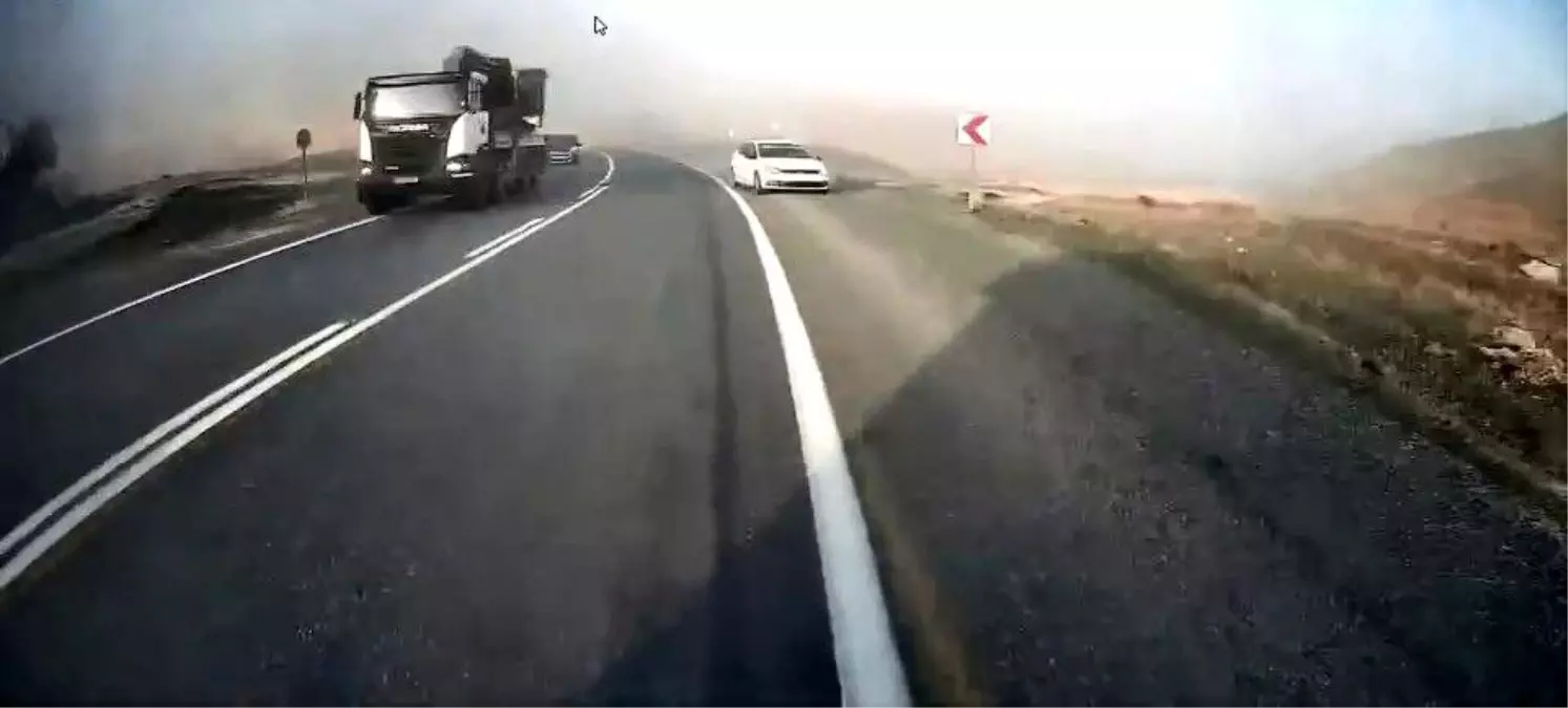 Elazığ’da Hatalı Sollama Facianın Eşiğinden Döndü