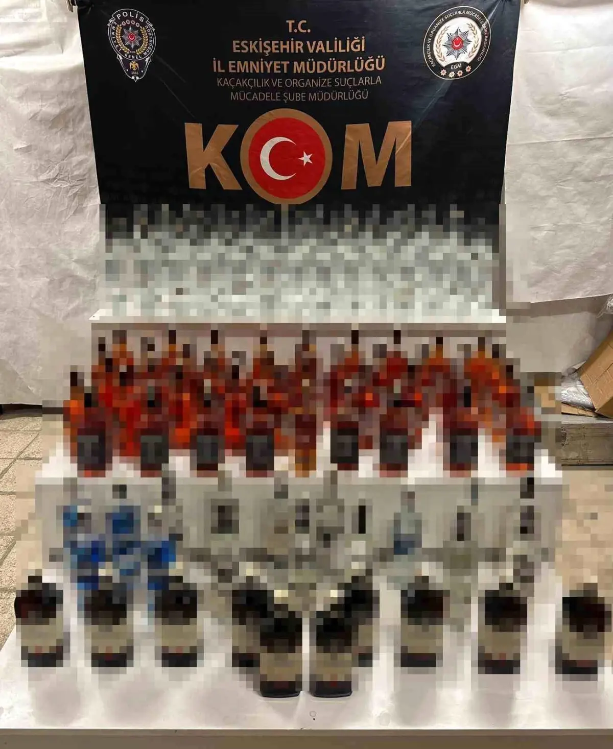 Eskişehir’de Yılbaşı Öncesi Kaçak Alkol Operasyonu Şok Etkisi