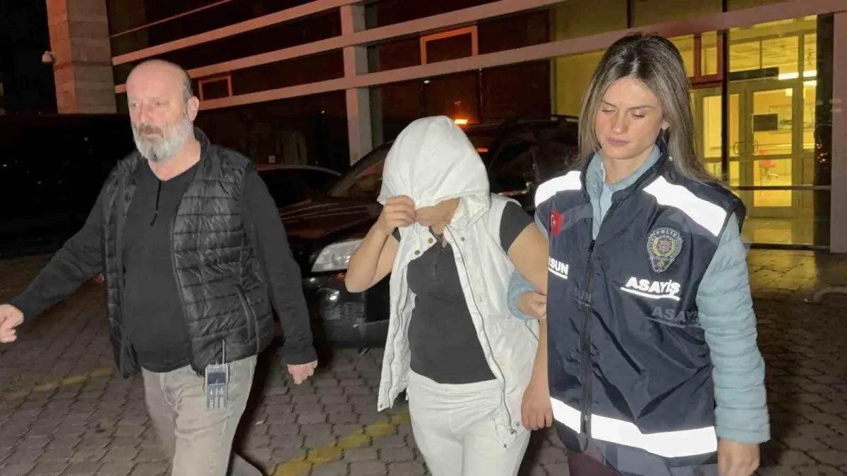Samsun’da Altın ve Parayı Çalan Kadın Hırsız Tutuklandı