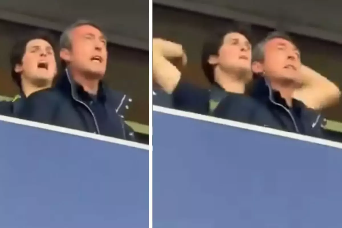 Golden Sonra Coştular! Ali Koç ve Oğlu Tribünlerde Fırtına Gibi