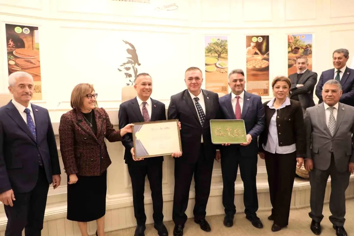 GTB’ye Coğrafi İşaret Başarıları İçin Özel Teşekkür Plaketi