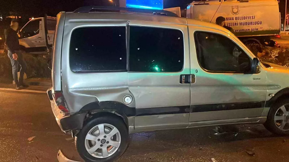 Karaman’da Zincirleme Kaza: 2 Yaralı