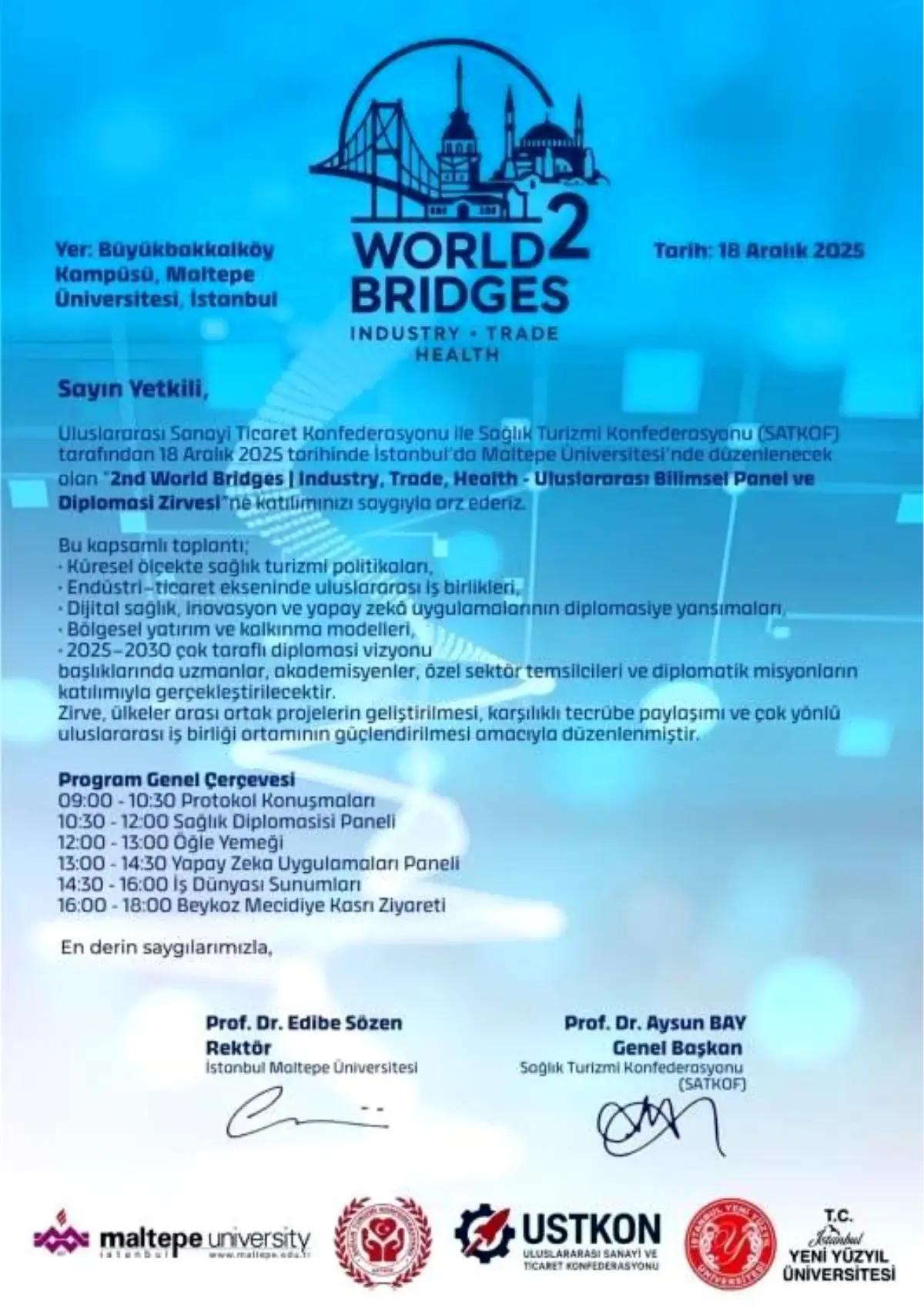 Sağlık ve Ticaret Zirvesi İstanbul’da