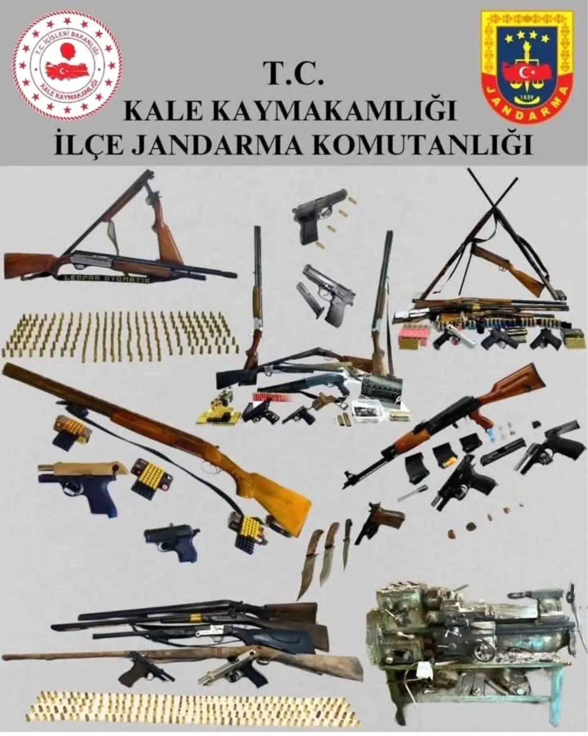 Denizli’nin Kale İlçesinde Silah Operasyonu: 9 Şüpheli Gözaltı