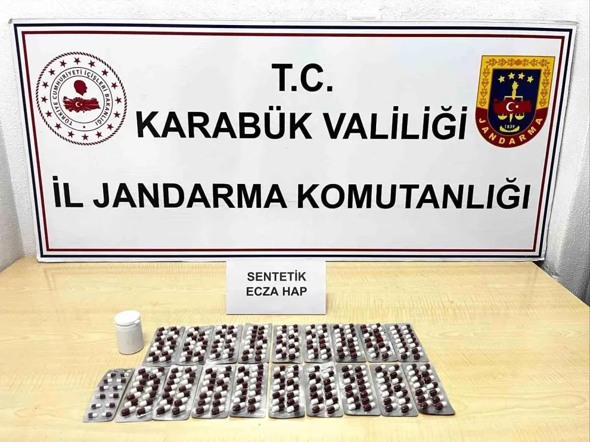 Safranbolu’da 265 Adet Sentetik Ecza Ele Geçirildi