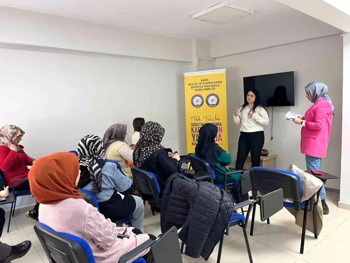 Kars’ta Kadın Destek Uygulaması (KADES) Tanıtım Etkinliği Gerçekleştirildi