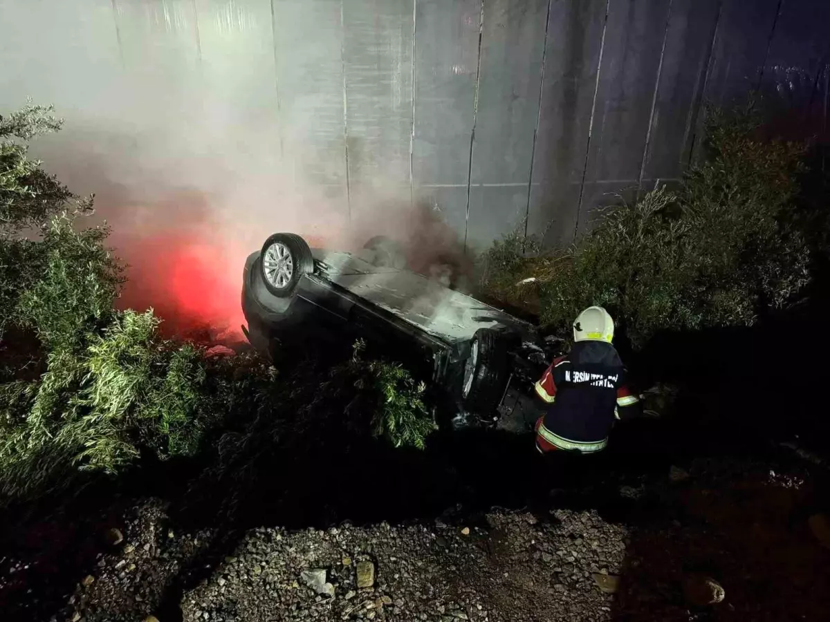 Mersin’de Elektrikli Araçta Yangın