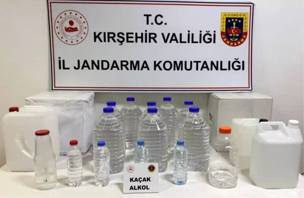 Kırşehir’de 62 Litre Kaçak Alkol Ele Ge geçirildi