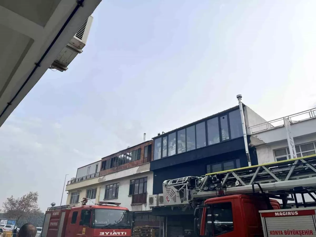 Karatay’da Şeker İmalathanesinde Çıkan Yangın Kontrol Altına Alındı