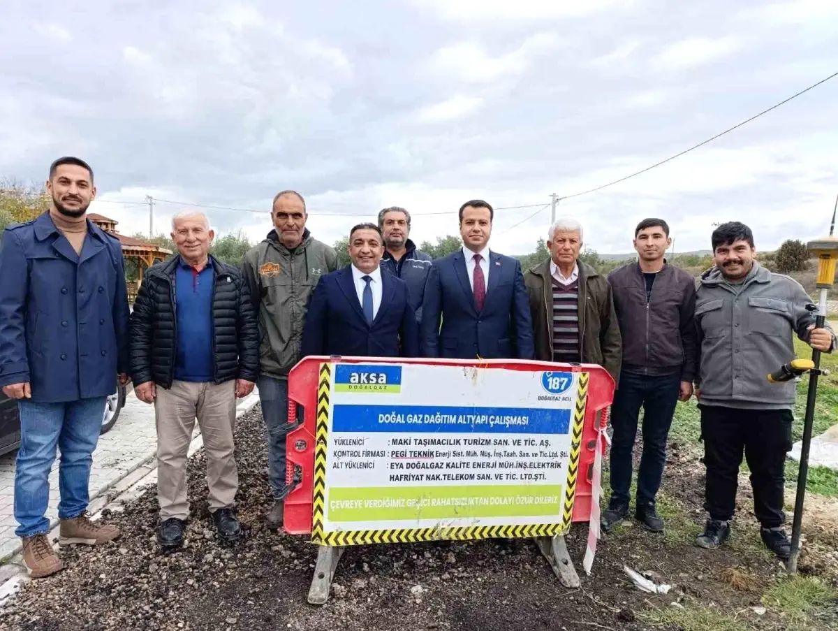 Köprübaşı’nda Doğalgaz İçin İlk Kazma Vuruldu: 2 km’lik Hattın Döşenmesi Hedefleniyor