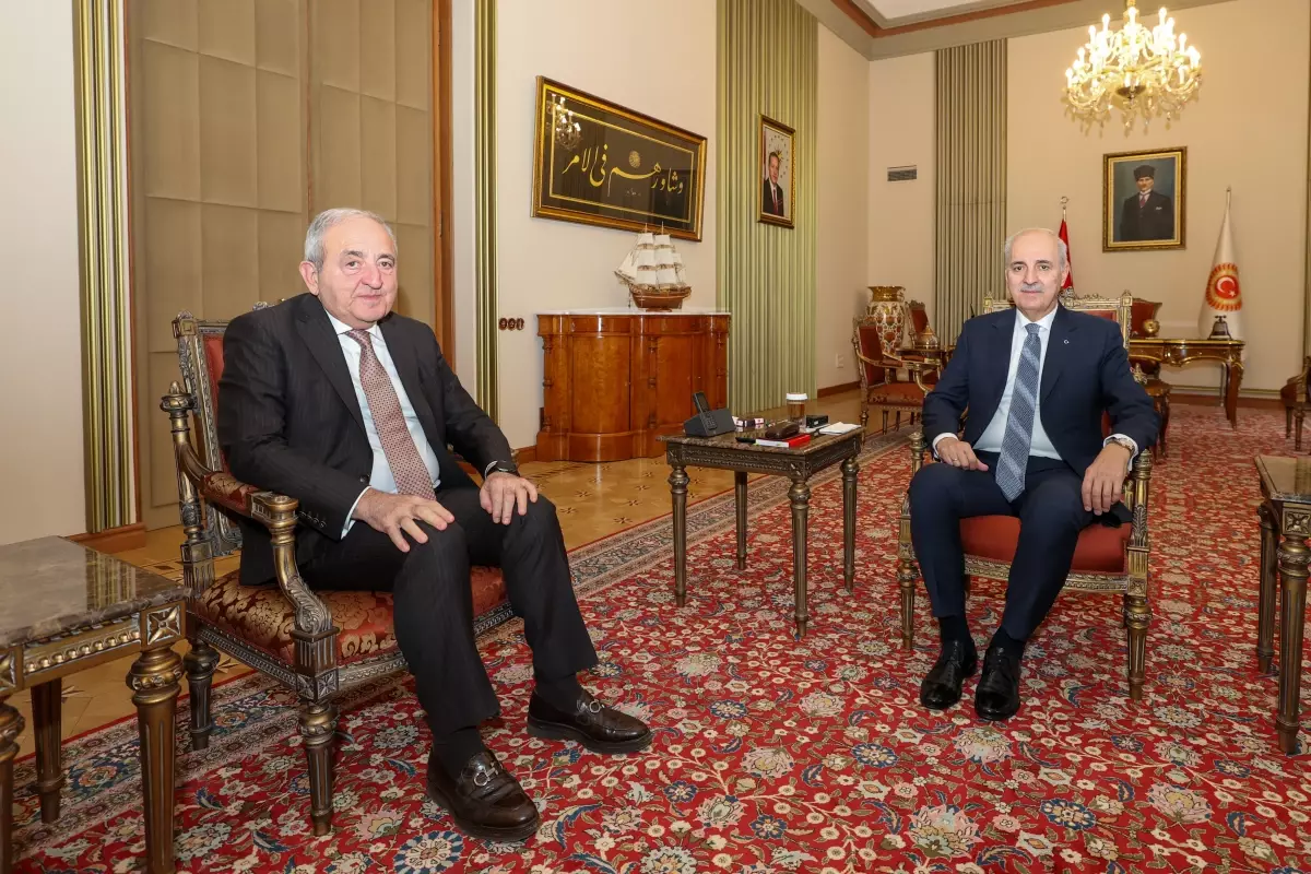 Kurtulmuş, KEİPA Genel Sekreteri Asaf Hajiyev’i Resmi Olarak Karşıladı