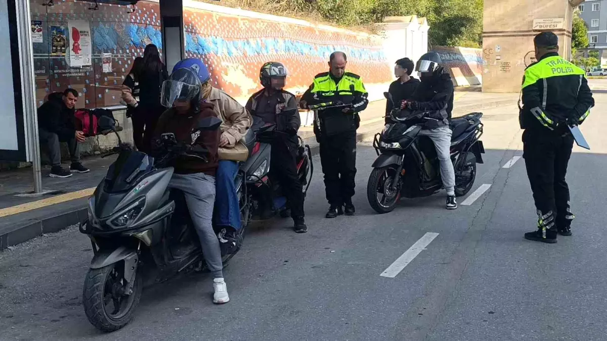 Manavgat’ta Motosiklet Denetimi: Kask Kullanım Oranı %90’a Çıktı