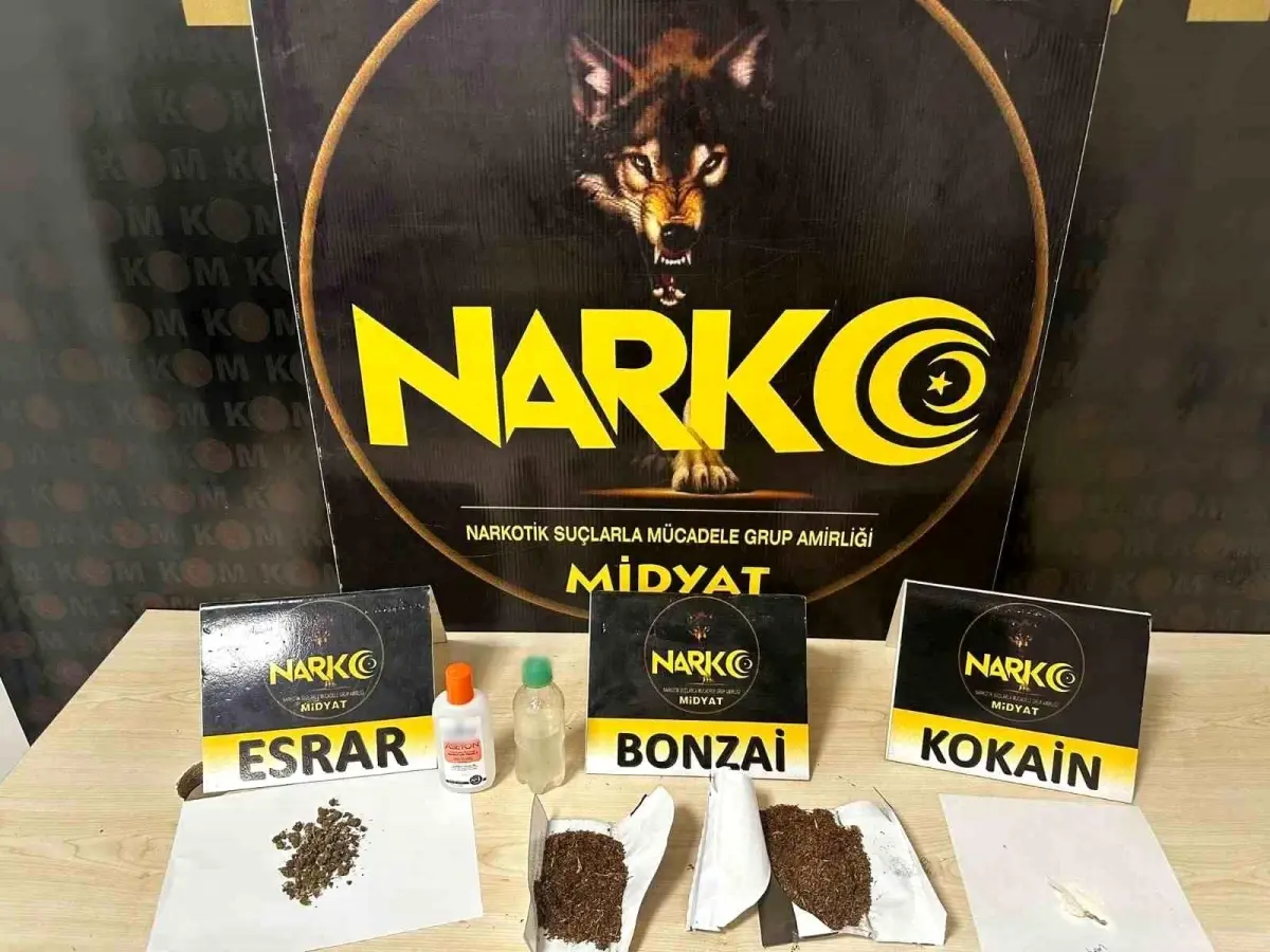 Mardin’de Uyuşturucu Operasyonu: 3 Şüpheli Yakalandı