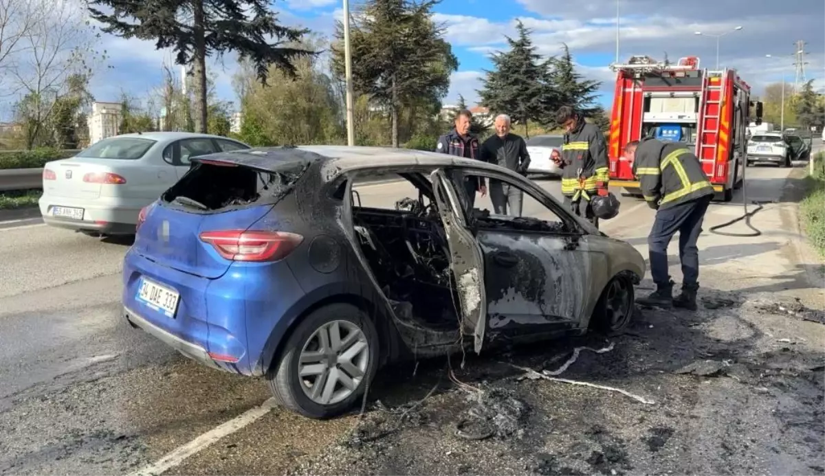 Musaba’nın Aracında Yangın Çıktı