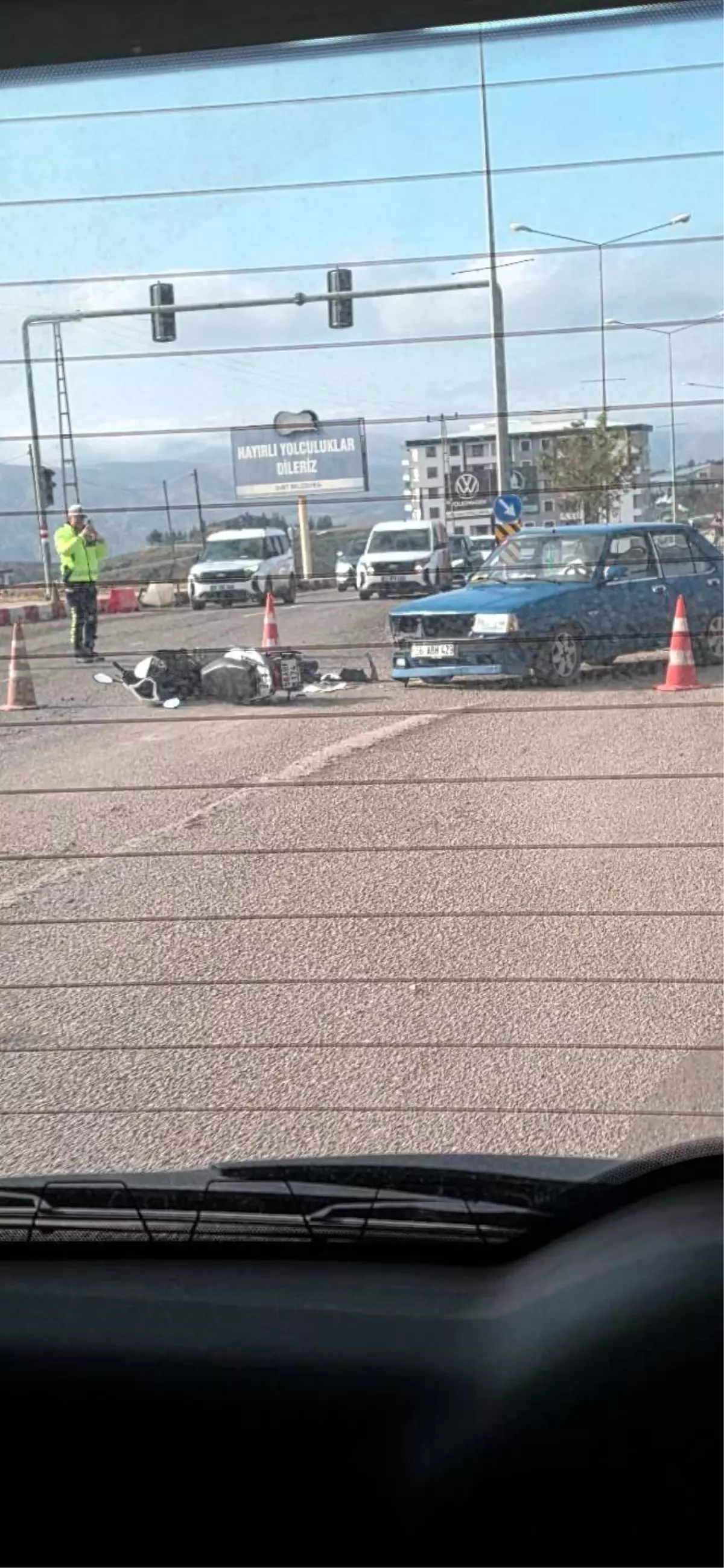 Siirt’te Trafik Kazası: 1 Yaralı