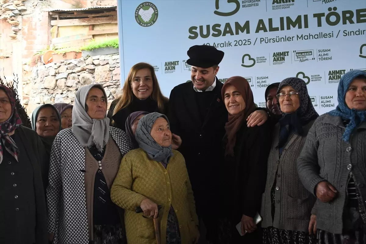 Sındırgı’da Susam Alım Töreniyle Yerel Üreticilere Destek