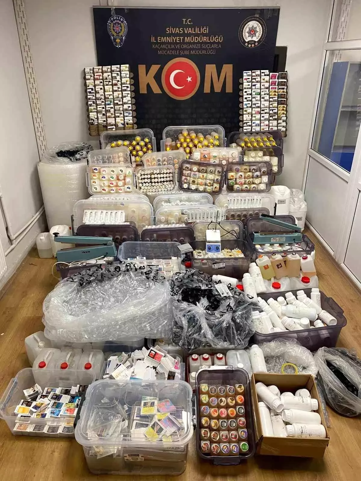 Sivas’ta Kaçak Elektronik Sigara Operasyonu