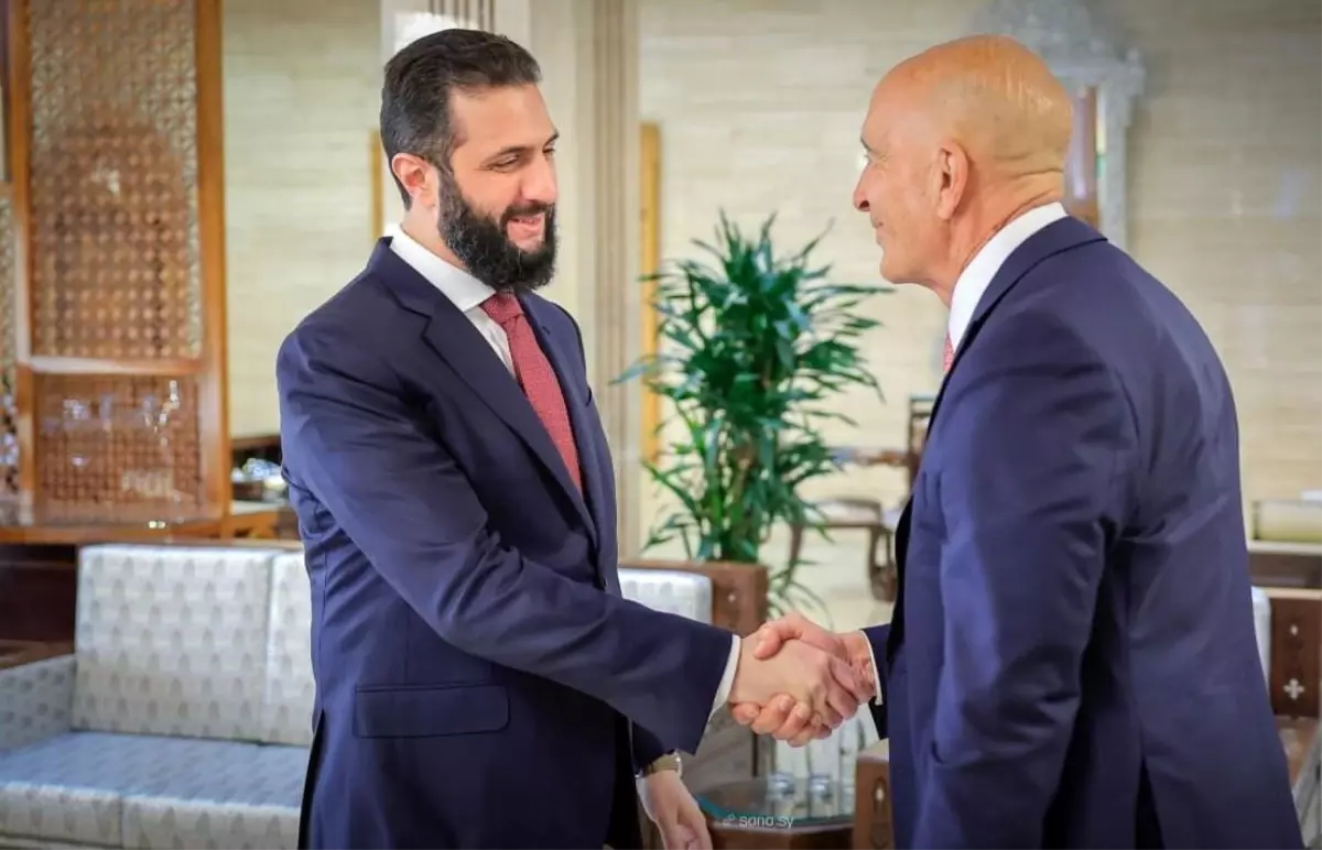 Suriye’de Barrack ile Zirve: Şara ve ABD Temsilcisi Tom Barrack Görüştü