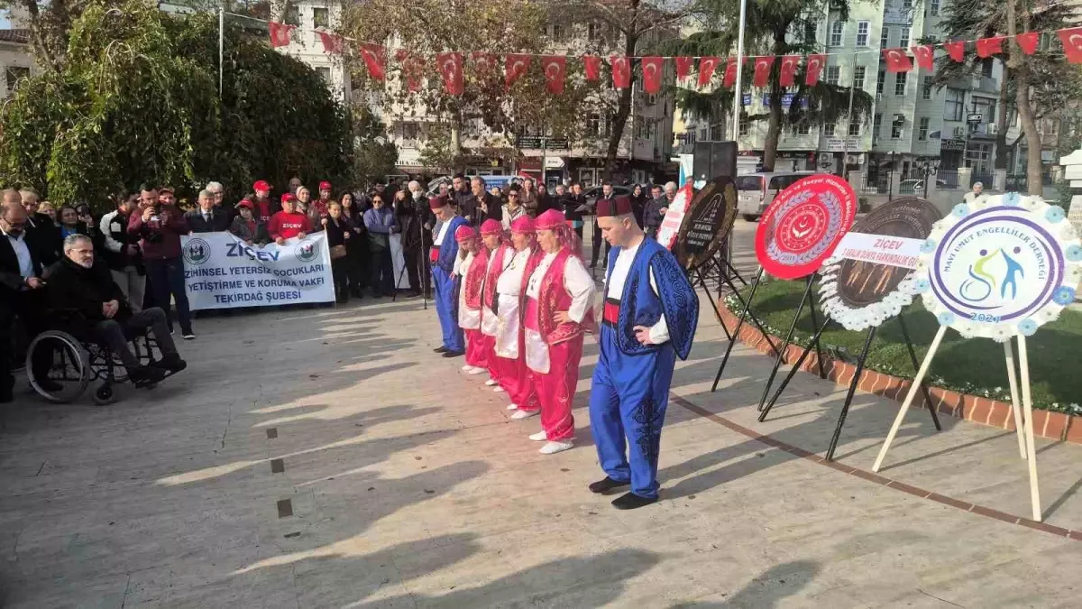 Engelliler Günü Çelenk Sunma Töreni Tekirdağ’da Coşkuyla Gerçekleşti