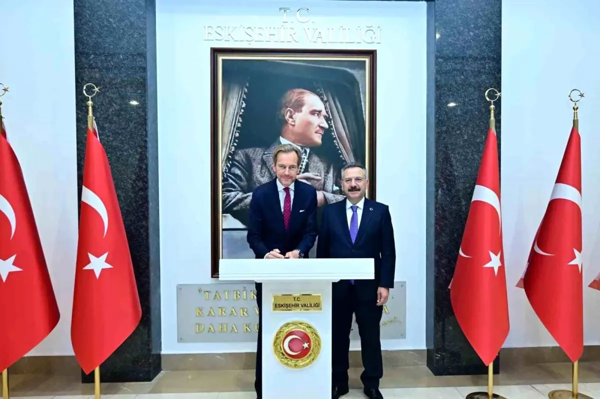 Belçika Büyükelçisi Eskişehir’de