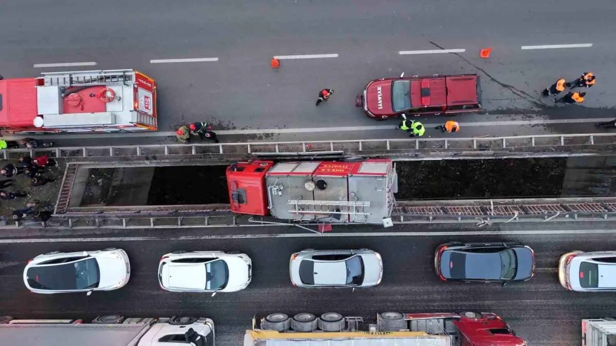 Kırıkkale’de İtfaiye Aracı Kazası: 3 Yaralı