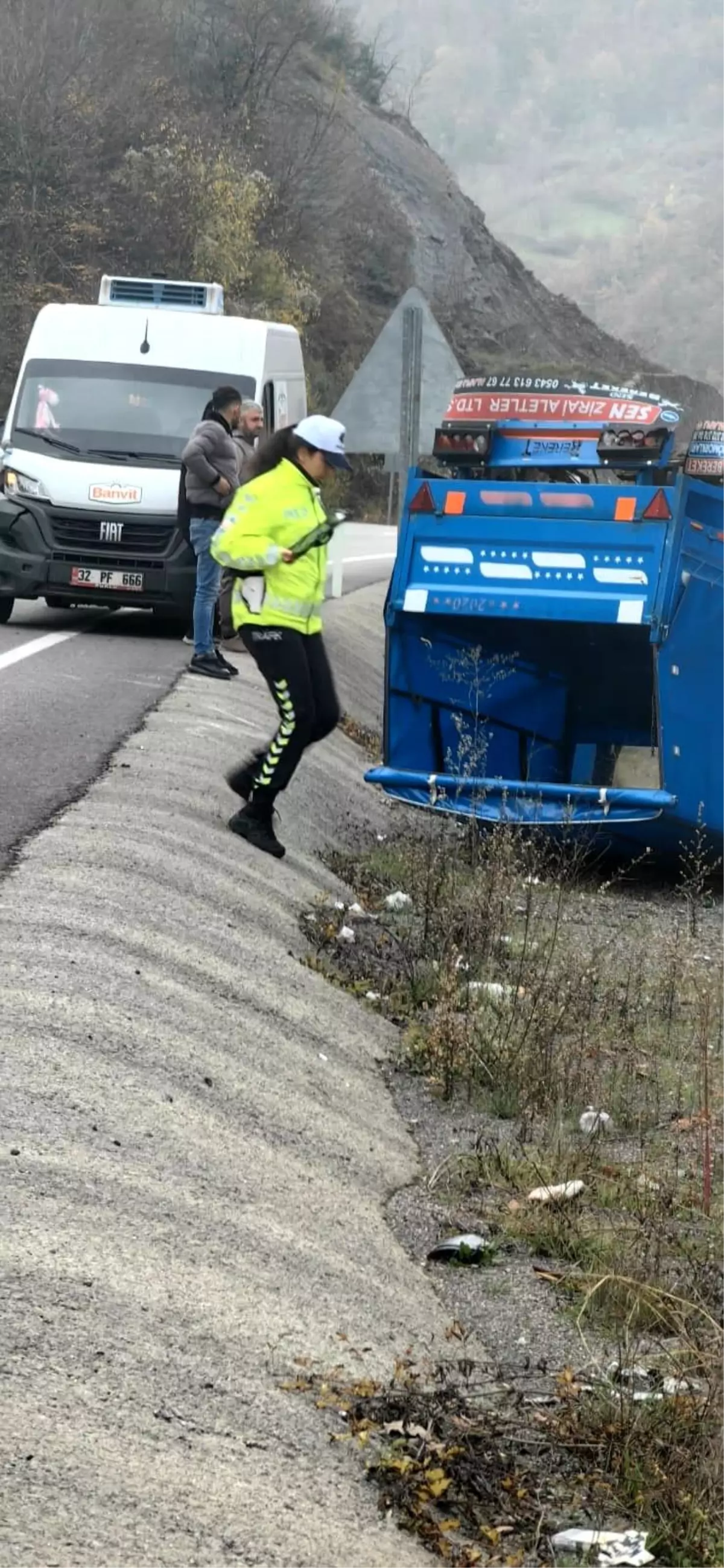 Zonguldak’ta Patpat ve Ticari Araç Çarpıştı: 1 Yaralı